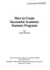 How_to_create_successful_academic_summer_programs