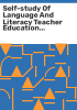 Self-study_of_language_and_literacy_teacher_education_practices