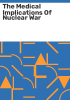 The_Medical_implications_of_nuclear_war